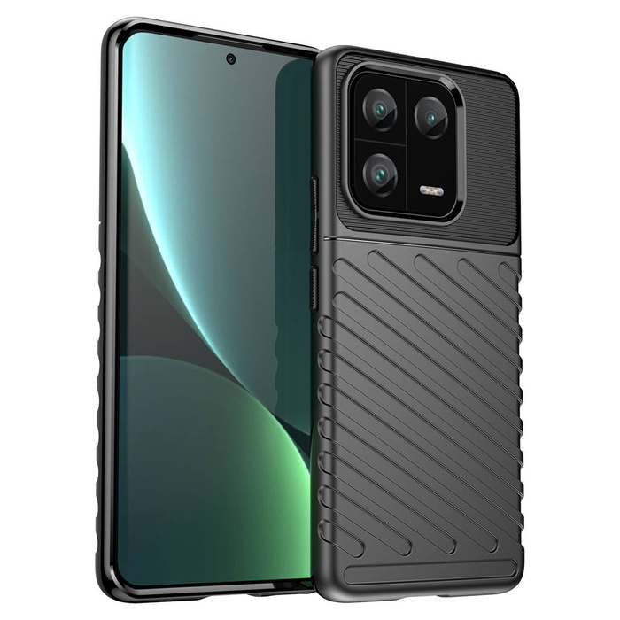 Obal Thunder Case obal pro Xiaomi 13 Pro silikonový pancéřový kryt černý Case