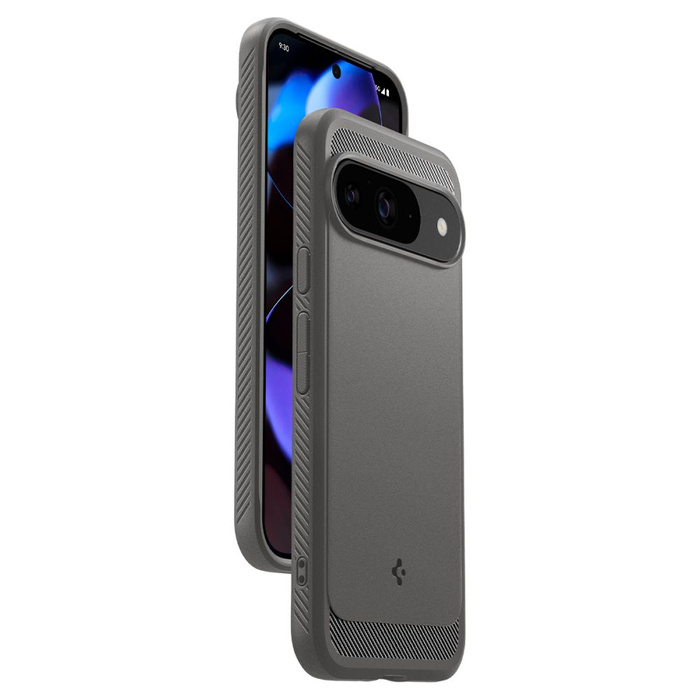 Cover Spigen Rugged Armor GOOGLE PIXEL 9 / 9 PRO GRIGIO MARMO
