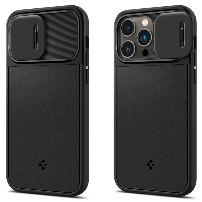 Funda Spigen IPhone 14 PRO OPTIK Armor Mag MagSafe NEGRO