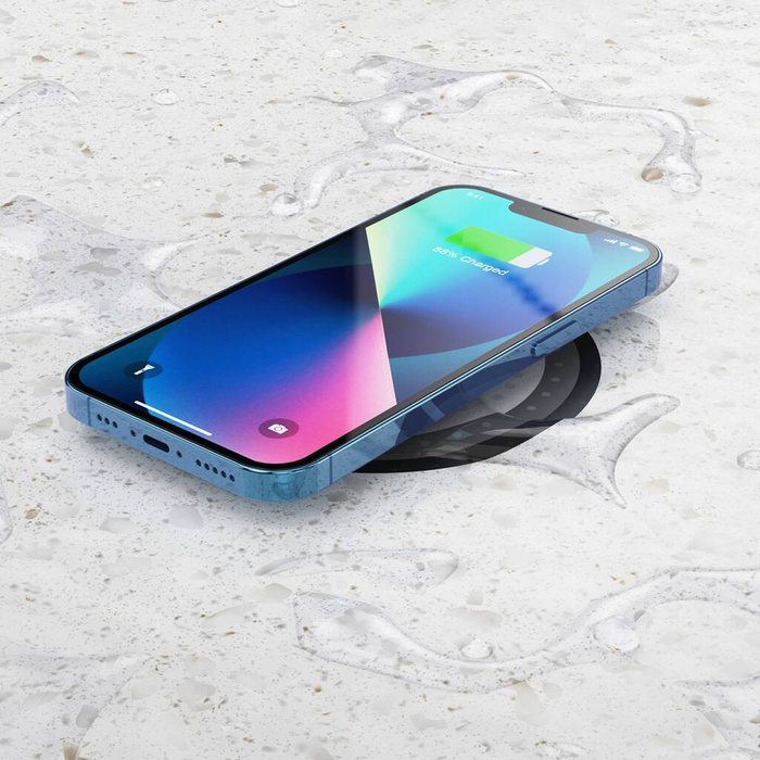 [APRÈS RETOUR] Chargeur à induction sous comptoir Choetech 10W + chargeur EU avec câble d'alimentation noir (T590-F)