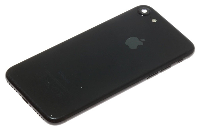 ORIGINÁLNÍ flipová krytka těla Apple iPhone 7 A1778 Jet Black Grade C