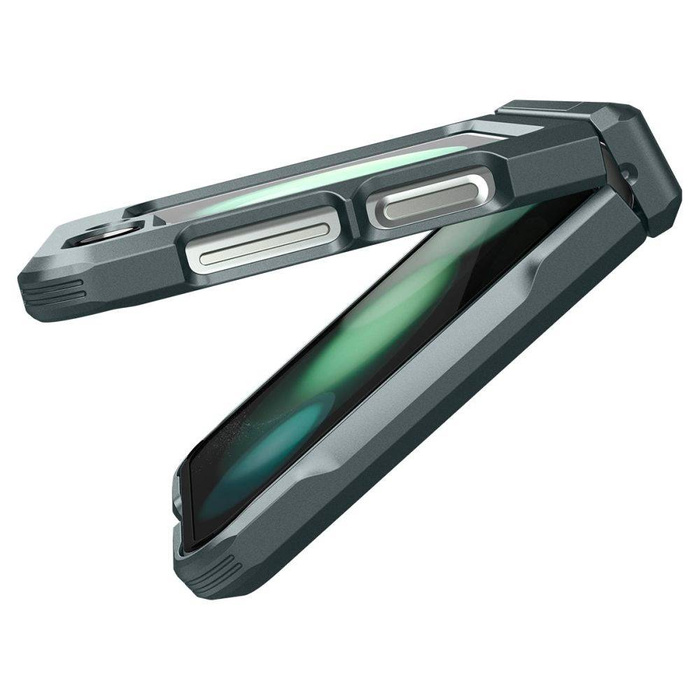 Hülle Spigen Tough Armor Pro Galaxy Z Flip 5 Abyss Grün Case