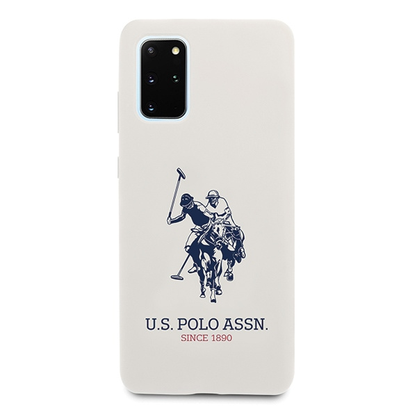 US POLO Samsung Galaxy S20 Plus Silikon Kollektion Weiß Hülle