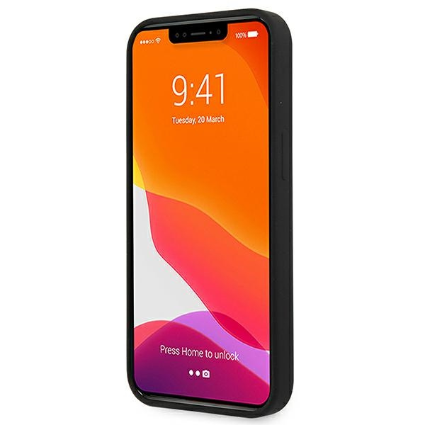Funda GUESS Apple iPhone 13 Mini Silicone 4G Logo Black Hardcase