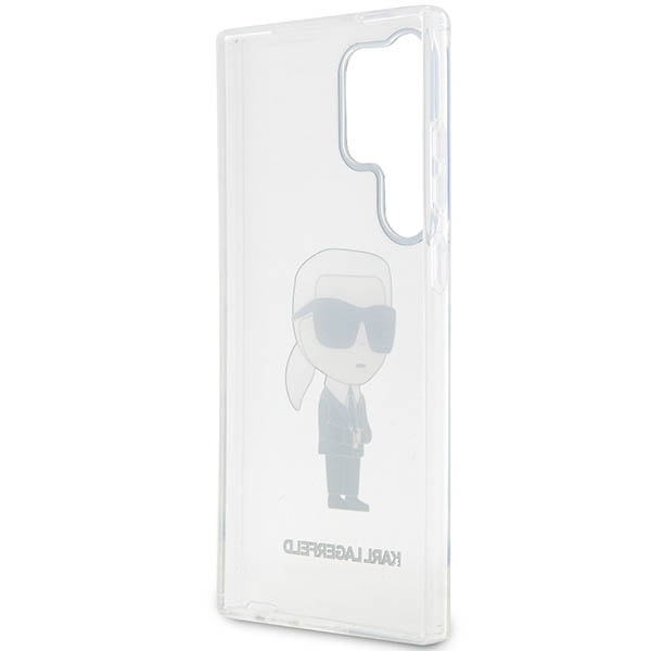 Obal Karl Lagerfeld Klhcs23lhniktct S23 Ultra S918 Transparent Hardcase Ikonik Karl Lagerfeld Case