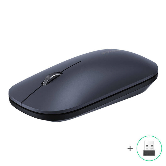 Ugreen šikovná bezdrátová USB myš černá (mu001)