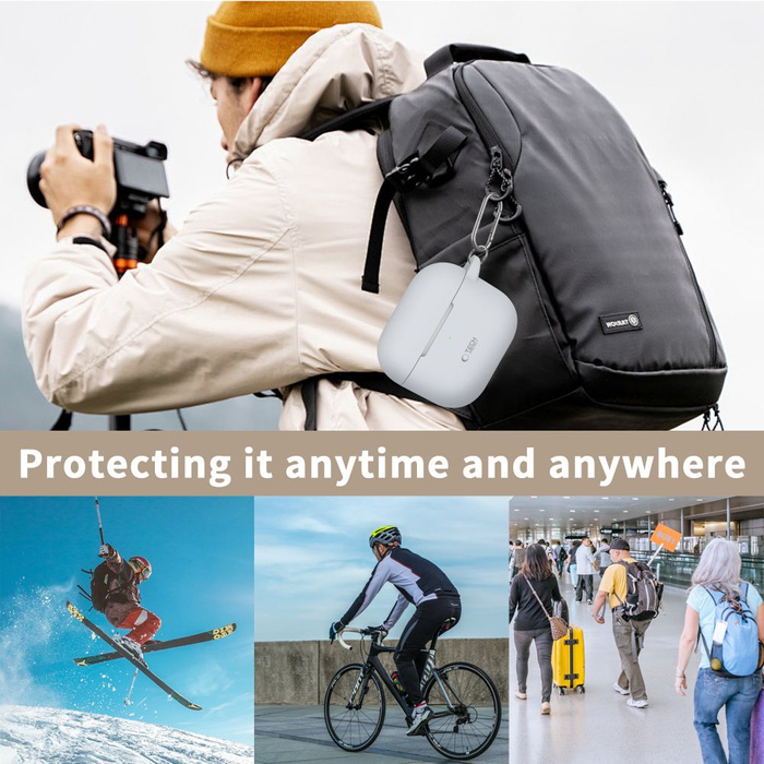 TECH-PROTECT SILICONE HOOK APPLE AIRPODS 3 CAFFE LATTE