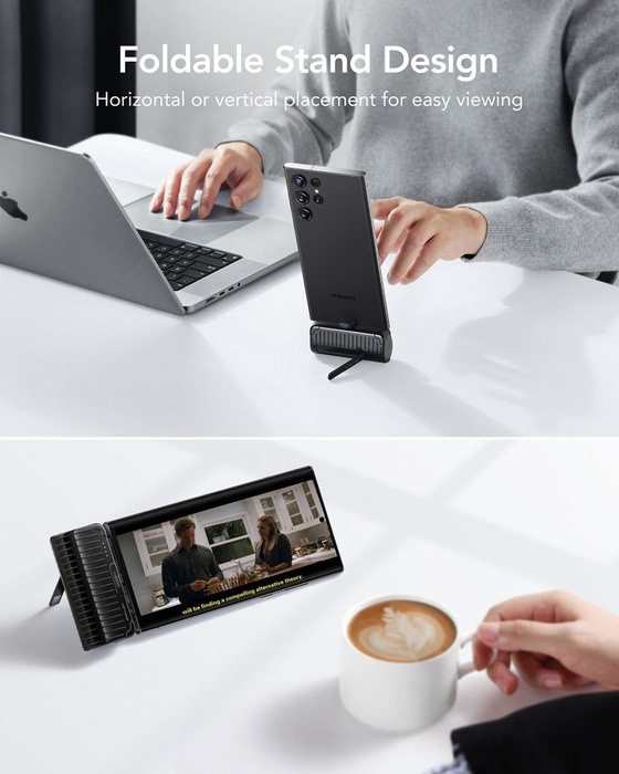 Powerbank Veger PlugOn (W0558) PD QC3.0 3A 20W 5000 mAh z wbudowanym złączem Typ C czarny