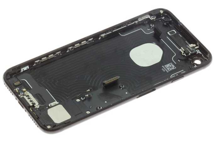 ORIGINÁLNÍ flipová krytka těla Apple iPhone 7 A1778 Jet Black Grade C