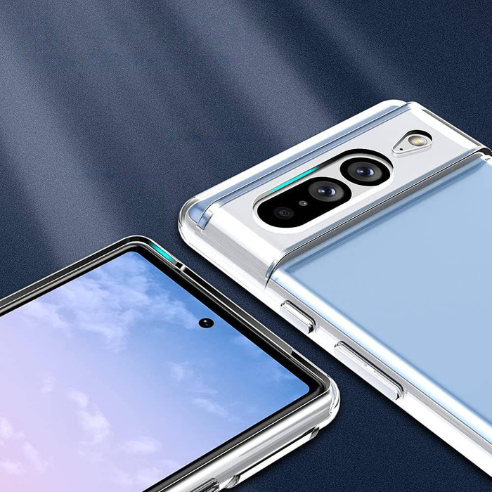 Ultra Clear 0.5mm etui Google Pixel 7 Pro żelowy pokrowiec na tył plecki przezroczysty