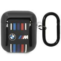 BMW BMA222SWTK AirPods 1/2 cover black/black Multiple Coloured Lines