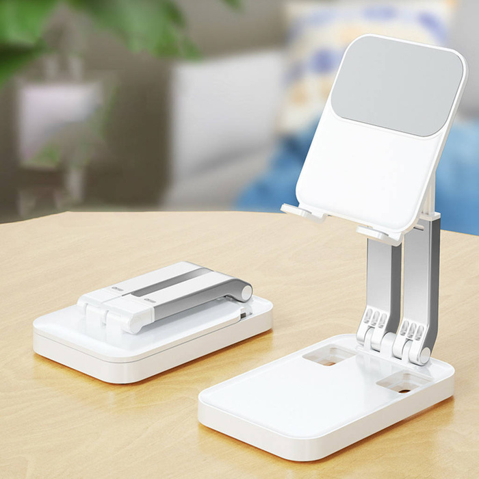 Folding phone stand for tablet (K15) - white