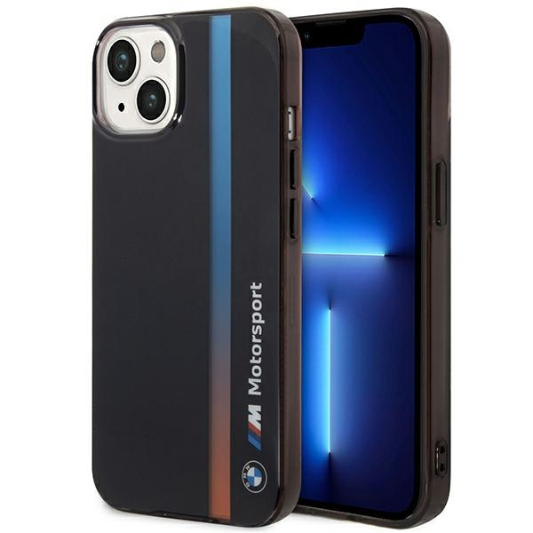 Cover BMW BMHCP14S22HVGV iPhone 14 6,1" nero/nero IML Tricolor Stripe