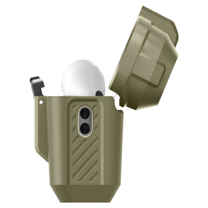 Obal Spigen Lock Fit Airpods Pro 1 / 2 Vintage Khaki Case