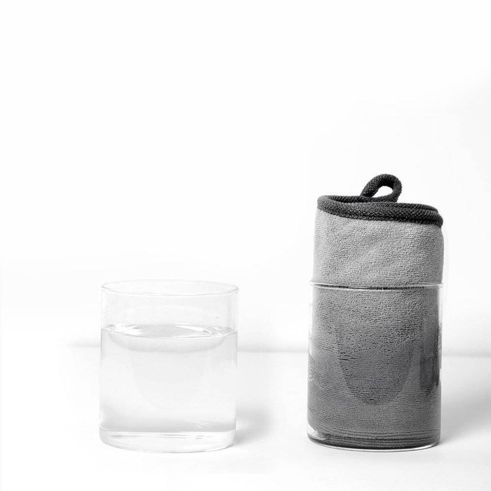 Baseus 2x serviette de séchage voiture en microfibre microfibre 40 cm x 40 cm gris (CRXCMJ-0G)