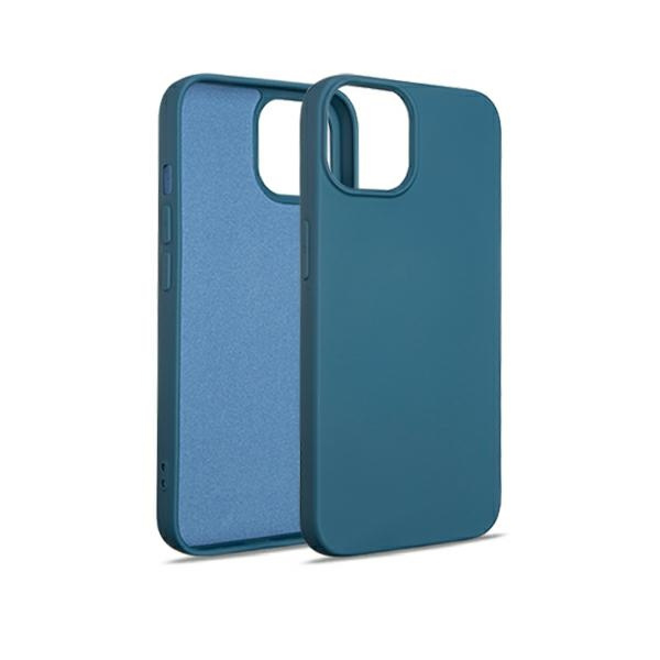 Beline Etui Silicone iPhone 15 6.1"niebieski/blue