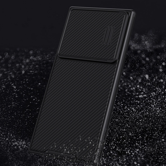 Nillkin CamShield S Case etui Samsung Galaxy S23 Ultra pancerny pokrowiec osłona na aparat zielone