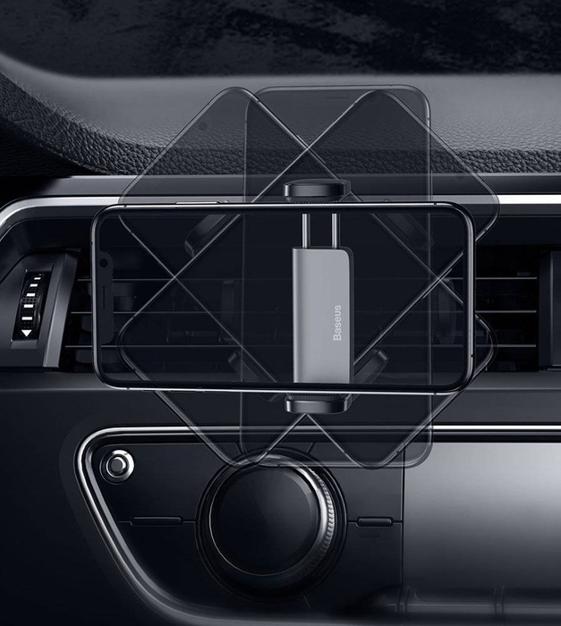 Baseus Steel Cannon Air Outlet Car Mount black (SUGP-01)