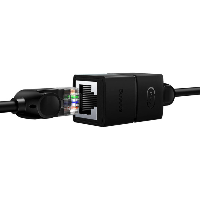Baseus AirJoy Series Ethernet-Kabelstecker RJ-45 2 Stück - schwarz