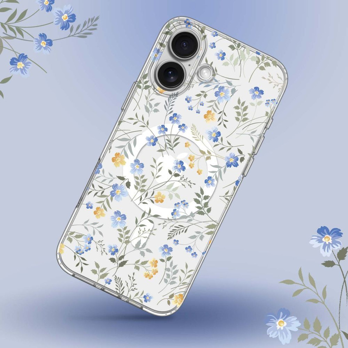 TECH-PROTECT FLEXAIR MAGSAFE IPHONE 16E SPRING FLOWERS