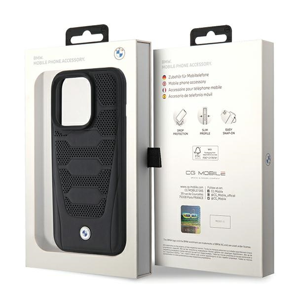 Funda Bmw Bmhcp15x22rpsk IPhone 15 Pro Max 6.7" Negro/Negro Asientos Piel PatrónCase