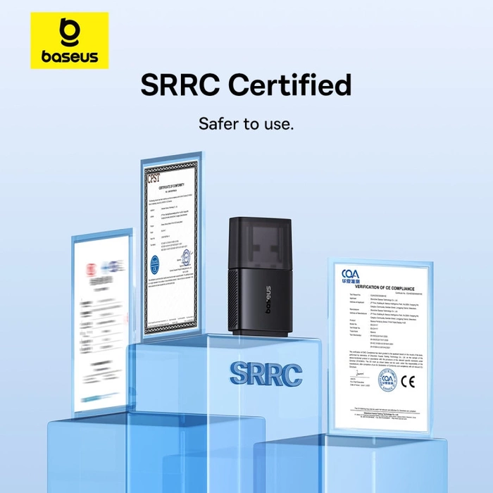 Baseus BS-OH169 300Mb/s USB síťová karta - černá