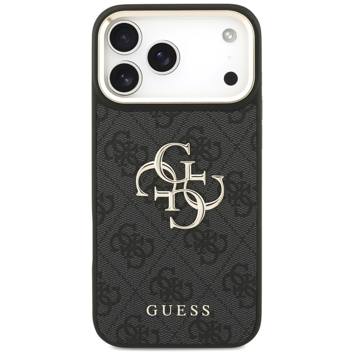Etui Guess 4G Big 4G Classic Logo Big    Strap Metal Buttons do iPhone 17 Pro Max czarny