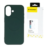 Wozinsky Liquid Silicone Case MagSafe for Samsung Galaxy S24 FE - Green