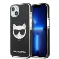 Hülle Karl Lagerfeld iPhone 13 6.1" Hardcase Schwarz/schwarz Choupette Head Case