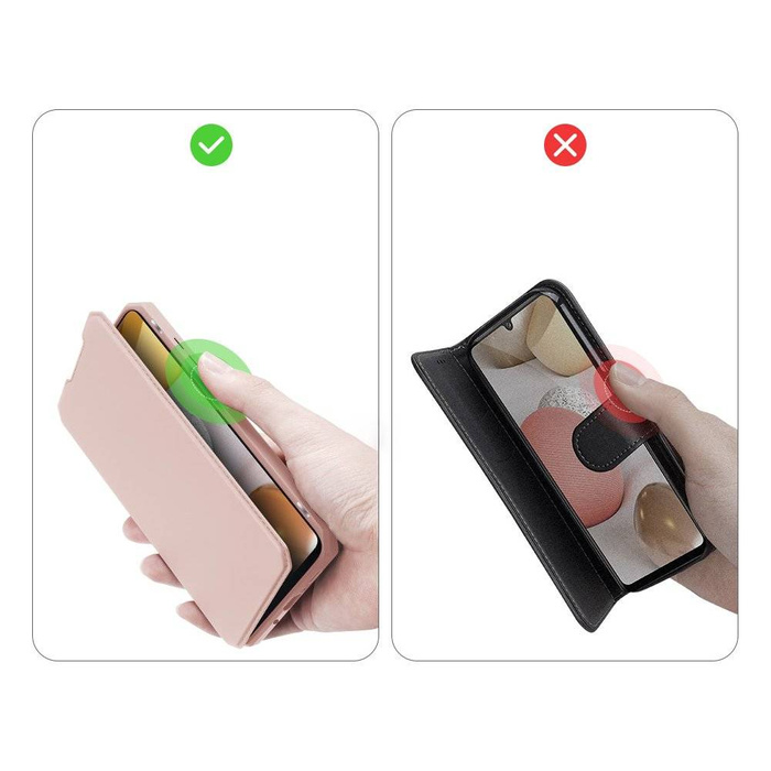 Custodia per Dux Ducis Skin X per Samsung Galaxy A42 5G rosa