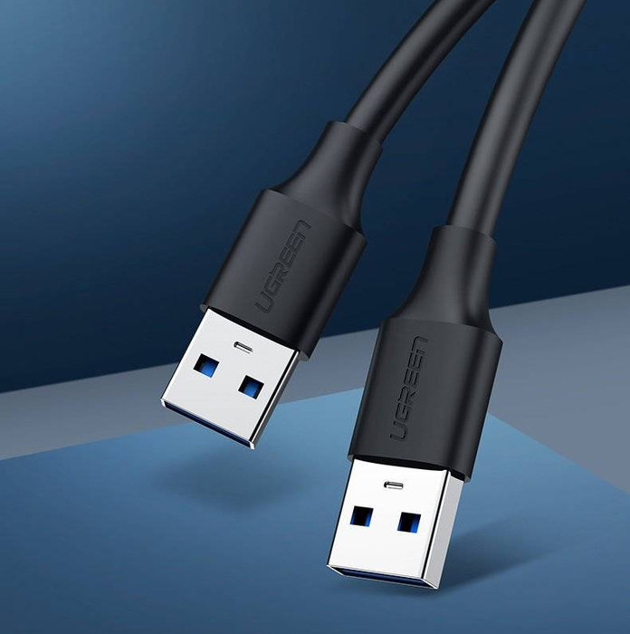 Ugreen kabel USB – USB kabel (samec – USB 3.2 Gen 1) 0,5 m černý (US128 10369)