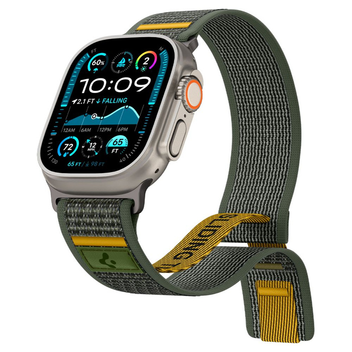 SPIGEN ATHLEX AIR APPLE WATCH 6 / 7 / 8 / 9 / 10 / SE / ULTRA 1 / 2 (44 / 45 / 46 / 49 MM) ACTIVE GREEN