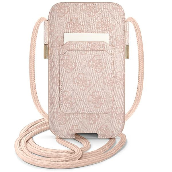 Sac à main GUESS Apple iPhone 13 Pro Max 4G Big Metal Logo Pink Hardcase