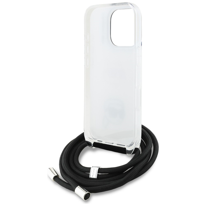 Etui Karl Lagerfeld IML Crossbody        Karl&Choupette Head do iPhone 16 Pro Max biały