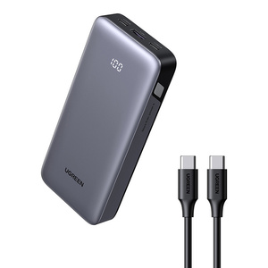 Powerbank 20000mAh Ugreen PB532, USB 2x USB-C, 30W (grau)