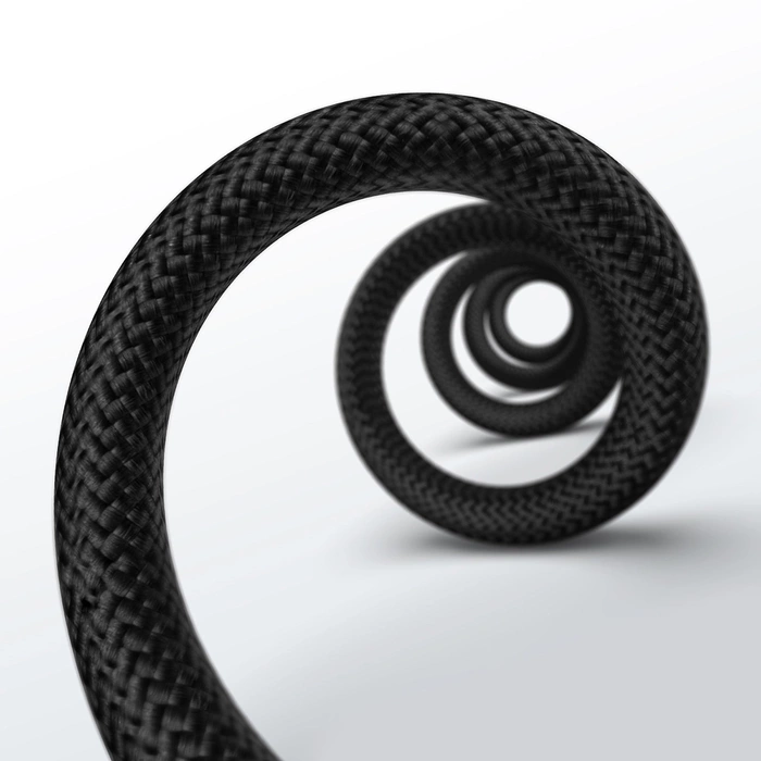 Baseus Tungsten Gold magnetisches USB-C / USB-C-Kabel 100 W 1 m – schwarz