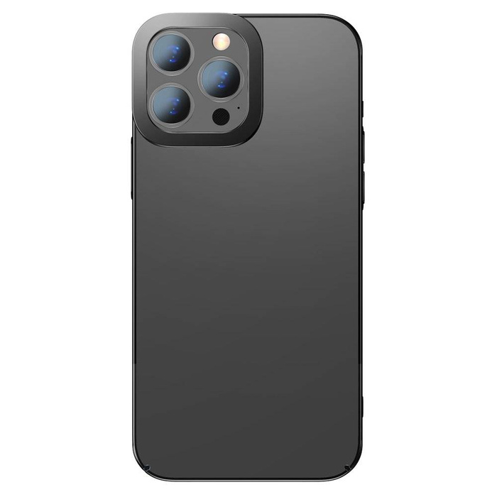 Baseus třpytivé pouzdro transparentní kryt pro iphone 13 pro max černý (armc000201)