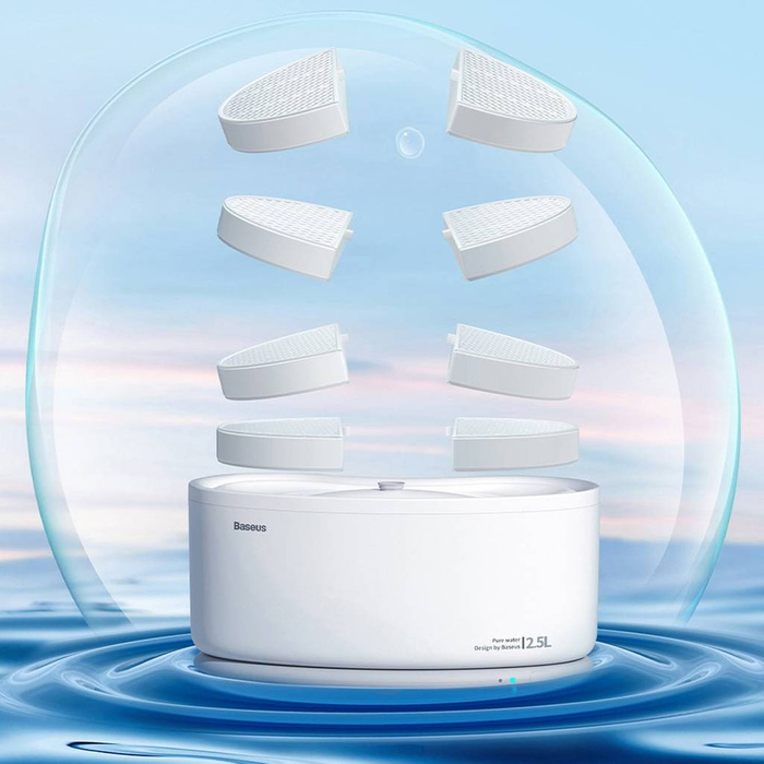 Baseus filter set for intelligent pet feeder (8 pcs) white (ACLY010002)