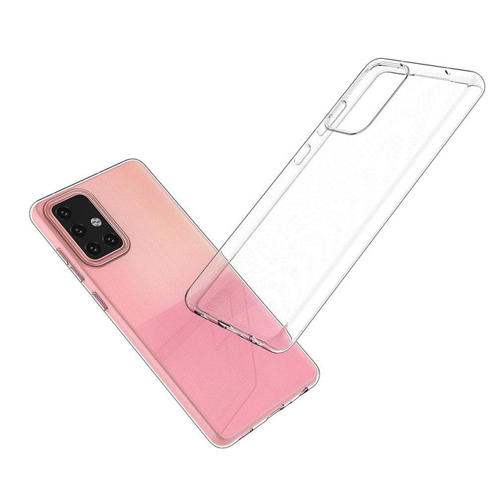 Cover in gel per Ultra Clear 0.5mm per Samsung Galaxy A72 4G trasparente