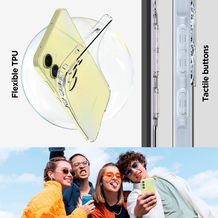 Case Spigen Liquid Crystal Samsung Galaxy A55 5g Crystal Clear Case