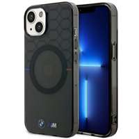 Coque BMW BMHMP14SHGPK iPhone 14 6.1" gris/gris Motif MagSafe