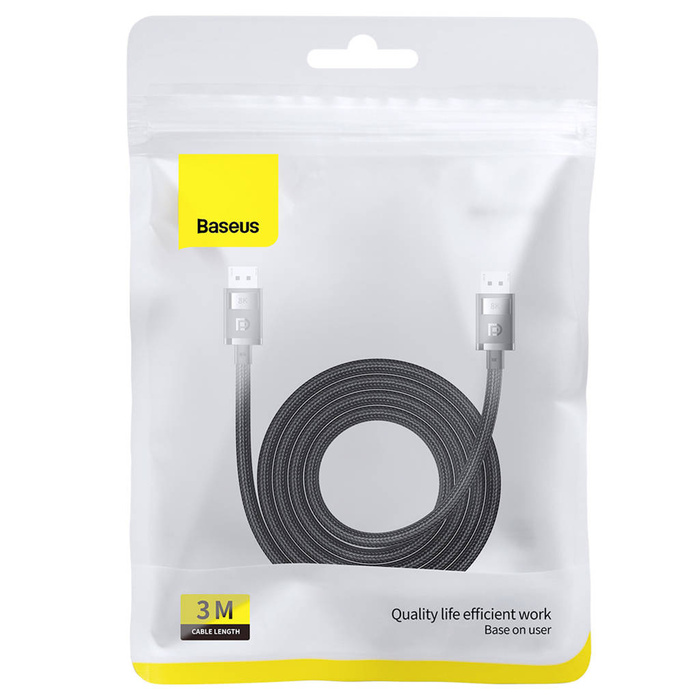 Câble DisplayPort 8K 60Hz 2m Baseus High Definition Series - noir