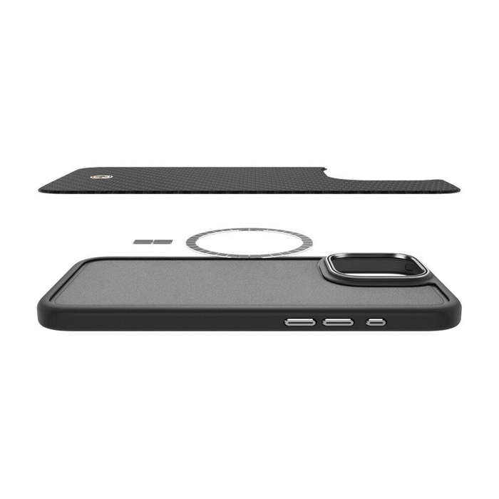 Coque Spigen Mag MagSafe IPhone ENZO ARAMID 16 PRO NOIR/ARGENT