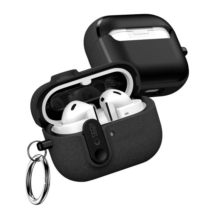 TECH-PROTECT SLIM HOOK SAMSUNG GALAXY BUDS 3 / 3 FE / 3 PRO BLACK