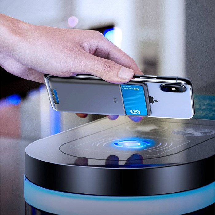 Baseus samolepicí držák na doklady k telefonu šedý (ACKD-B0G)