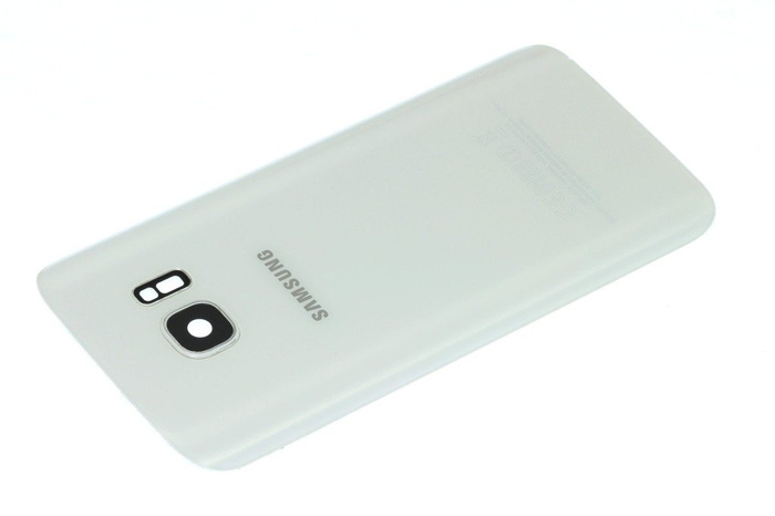 SAMSUNG Galaxy S7 Puerta de la batería original de grado B BLANCO