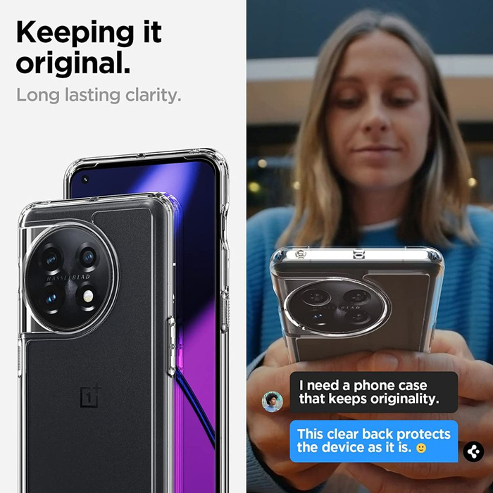 Hülle Spigen Ultra Hybrid OnePlus 11 5G Kristallklar