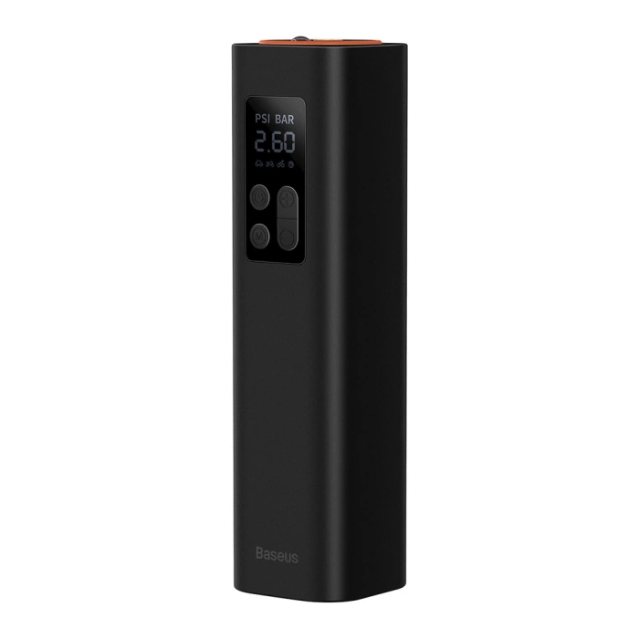 Baseus CRCQ000001 Mini-Reifenkompressor für Zigarettenanzünder – Schwarz