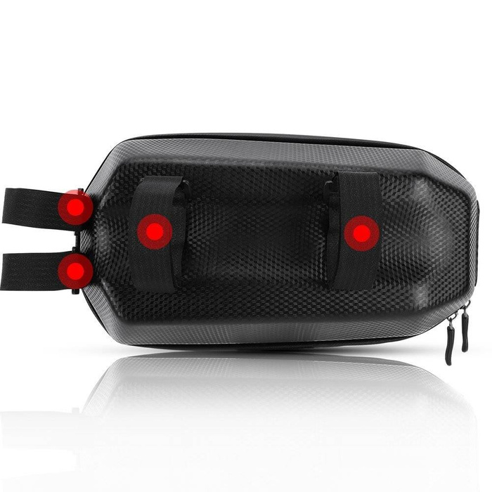 Wozinsky Bolsa impermeable para manillar de scooter 4L Negro (WSB2BK)