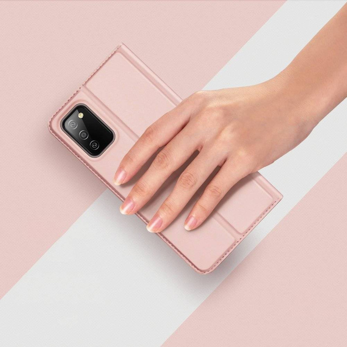 Dux Ducis Skin Pro Custodia tipo libreria per Samsung Galaxy A03s rosa